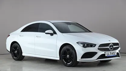 Used Mercedes CLA250e AMG Line Premium 218 HP (160 kW) 2021 White Sedan