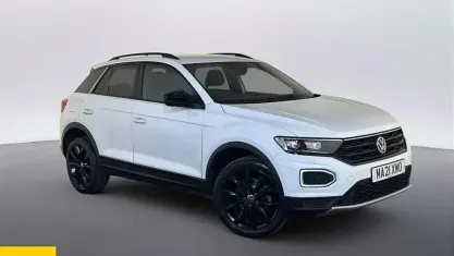 Usado VW T-Roc Black Edition 150 HP (110 kW) 2021 Branco SUV