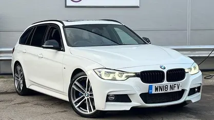 White Used 2018 BMW 320 M Sport Estate | £12,990 (Fair price)