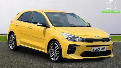 Used Kia Rio GT-Line S 120 HP (88 kW) 2020 Yellow Hatchback