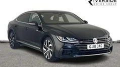 Deep black pearl Used 2018 VW Arteon R-line Hatchback | £14,290 (Fair price)