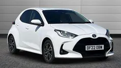 White Used 2022 Toyota Yaris Hybrid Design Hatchback | £15,895 (Fair price)