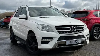 Used Mercedes ML250 AMG 204 HP (150 kW) 2013 White SUV