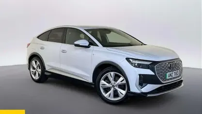Used Audi Q4 Sportback e-tron S-Line 150 kW (204 HP) 2023 White SUV