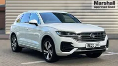 White Used 2020 VW Touareg R-line SUV | £32,182 (Fair price)