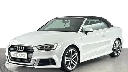 White Used 2018 Audi A3 Cabriolet S-Line Cabriolet | £13,640 (Fair price)