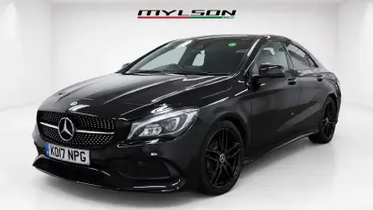 Used Mercedes CLA220 AMG line 177 HP (130 kW) 2017 Black Sedan