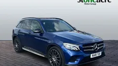 Blue Used 2018 Mercedes GLC350 AMG line Estate | £18,999 (Fair price)