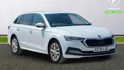 Used Skoda Octavia SE L 150 HP (110 kW) 2021 White Estate