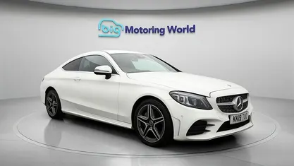 White Used 2019 Mercedes C300 AMG line Coupe | £16,800 (Fair price)