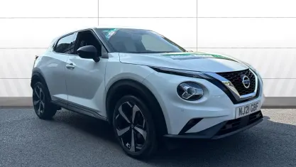 Used Nissan Juke Tekna 114 HP (83 kW) 2021 White SUV