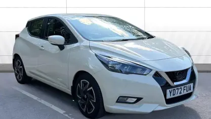 Second-hand Nissan Micra Acenta 92 CP (67 kW) 2022 Alb Hatchback