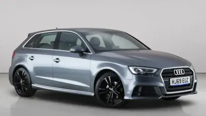 Used Audi A3 Sportback S-Line 150 HP (110 kW) 2019 Grey Hatchback