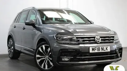 Used VW Tiguan R-line 195 HP (143 kW) 2018 Indium grey SUV