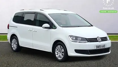 White Used 2019 VW Sharan SE MPV | £20,399 (Fair price)