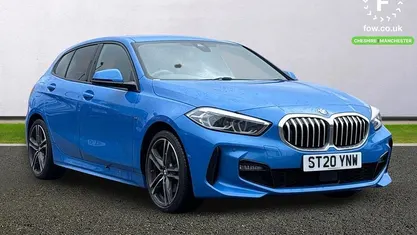 Used BMW 118 M Sport 140 HP (102 kW) 2020 Blue Hatchback
