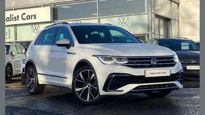 White Used 2023 VW Tiguan R-line SUV | £26,795 (Fair price)