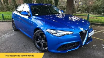 Blue Used 2019 Alfa Romeo Giulia Veloce Sedan | £19,500 (Fair price)