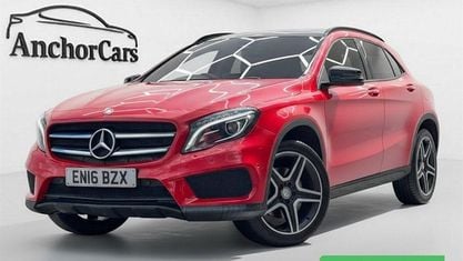 Begagnad Mercedes GLA220 AMG line 177 HK (130 kW) 2016 Röd SUV