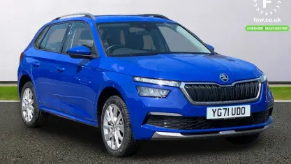 Used Skoda Kamiq SE 95 HP (69 kW) 2022 Blue SUV