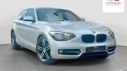 Used BMW 116 Sport Line 116 HP (85 kW) 2014 Silver Hatchback