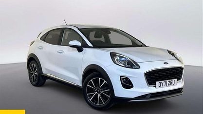 Second-hand Ford Puma Titanium 125 CP (91 kW) 2021 Alb SUV