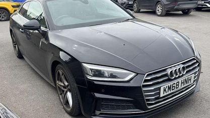 Begagnad Audi A5 S-Line 150 HK (110 kW) 2018 Svart Sportkupé