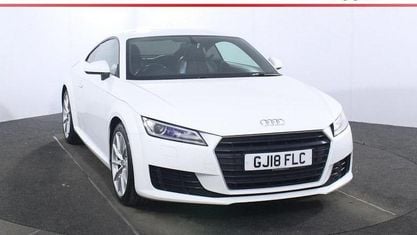 Begagnad Audi TT Sport 180 HK (132 kW) 2018 Vit Sportkupé