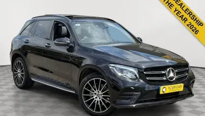 Used Mercedes GLC220 AMG line 170 HP (125 kW) 2018 Black SUV