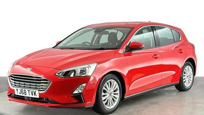 Usado Ford Focus Titanium 150 HP (110 kW) 2019 Vermelho Citadino