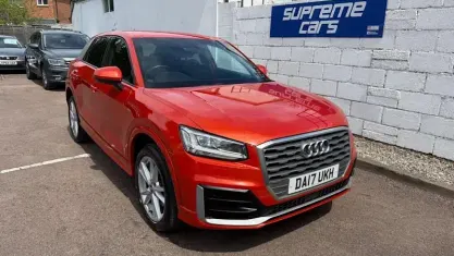 Used Audi Q2 S-Line 116 HP (85 kW) 2017 Orange SUV