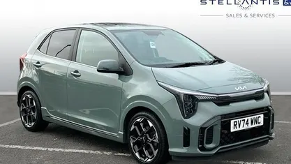 Used Kia Picanto GT-Line S 77 HP (56 kW) 2024 Green Hatchback