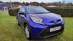 Blue Used 2024 Toyota Aygo PURE Hatchback | £13,395 (Fair price)