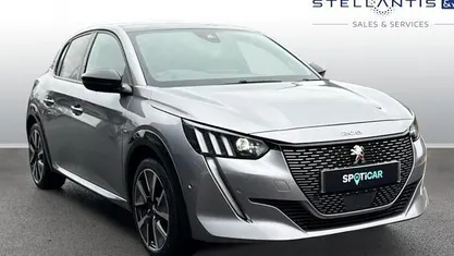 Grey Used 2022 Peugeot e-208 GT Hatchback | £13,824 (Fair price)