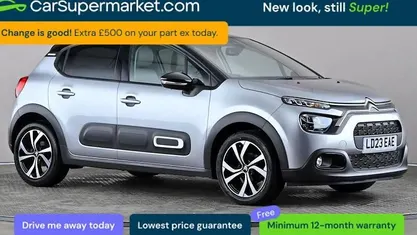 Used Citroën C3 PureTech 110 HP (80 kW) 2023 Grey Hatchback