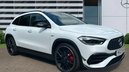 Begagnad Mercedes GLA45 AMG AMG 421 HK (309 kW) 2022 Vit SUV