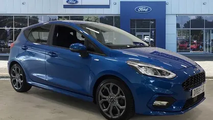 Blue Used 2019 Ford Fiesta ST-Line Hatchback | £10,424 (Fair price)
