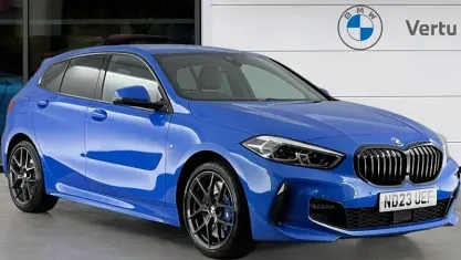Used BMW 118 M Sport 136 HP (100 kW) 2023 Blue Hatchback