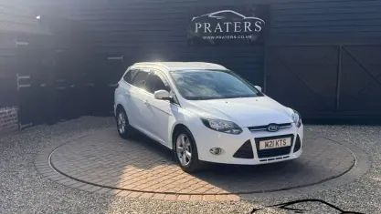 Used Ford Focus Zetec 116 HP (85 kW) 2014 White Estate