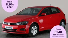 Red Used 2019 VW Polo Edition Hatchback | £10,414 (Fair price)
