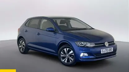 Used VW Polo Match 95 HP (69 kW) 2020 Blue Hatchback