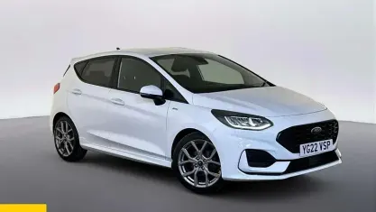 Used Ford Fiesta ST-Line 125 HP (91 kW) 2022 White Hatchback