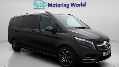 Grey Used 2023 Mercedes V300 AMG line MPV | £53,400 (Fair price)