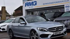Silver Used 2017 Mercedes C250 AMG line Sedan | £12,750 (Fair price)