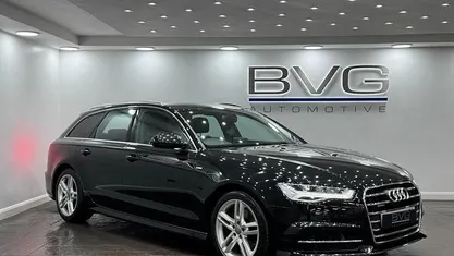 Used Audi A6 S-Line 190 HP (139 kW) 2018 Black Estate