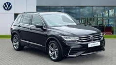 Deep black pearlescent Used 2023 VW Tiguan R-line Edition SUV | £28,086 (Fair price)