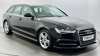 Used Audi A6 S-Line 190 HP (139 kW) 2018 Black Estate