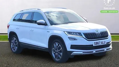 Used Skoda Kodiaq Scout 4x4 180 HP (132 kW) 2017 White SUV
