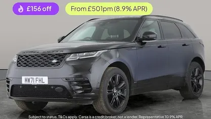 Black Used 2021 Land Rover Range Rover Velar S SUV | £31,317 (Fair price)