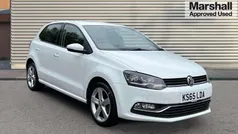 Pure white Used 2016 VW Polo SEL Hatchback | £9,990 (Fair price)